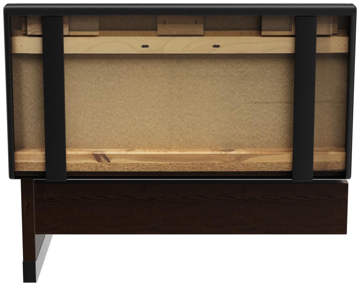 Abbildung Anbau-/Abschlusselement 100 cm H-Line Rückansicht