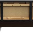 Abbildung Anbau-/Abschlusselement 100 cm H-Line Rückansicht