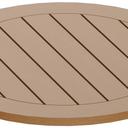 Abbildung Plateau de table Resysta Schrägansicht