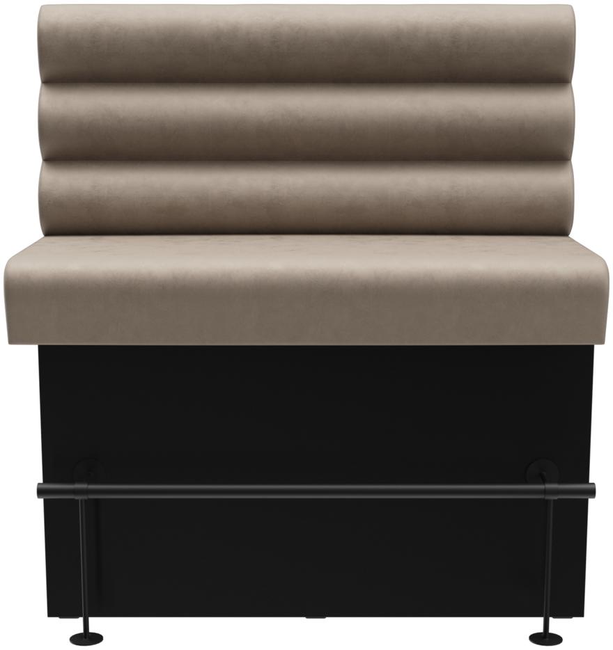 Abbildung Left-hand end element 120 cm Ripple Vorderansicht