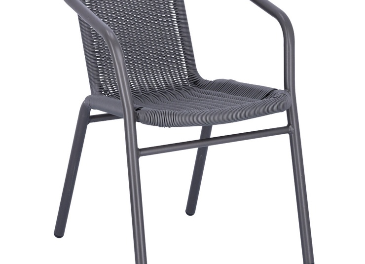 Abbildung Chaise à accoudoirs Enriko Schrägansicht