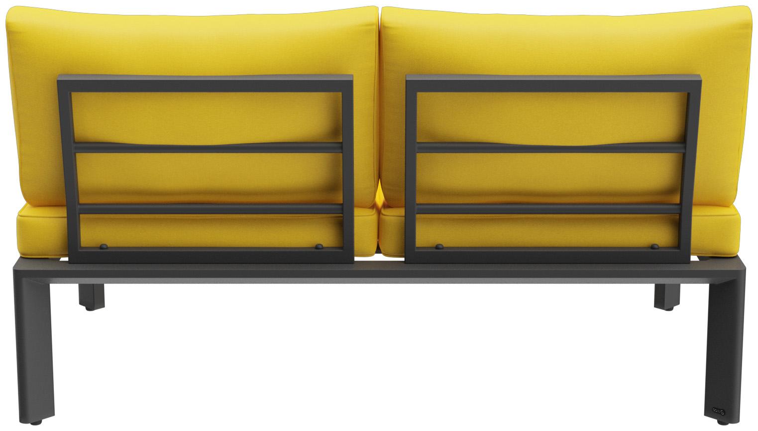 Abbildung 2-Sitzer-Element Lorcan Rückansicht