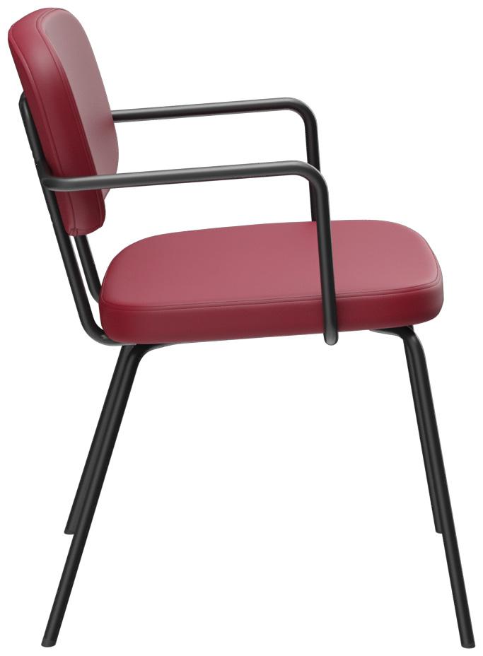 Abbildung Chaise à accoudoirs Vayo Seitenansicht