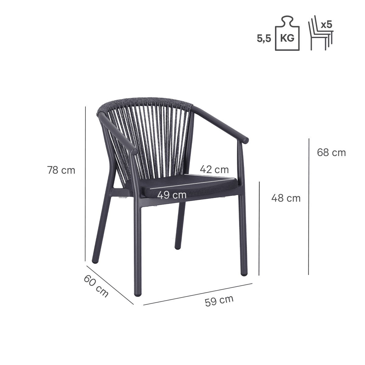 Abbildung Fauteuil Zaki