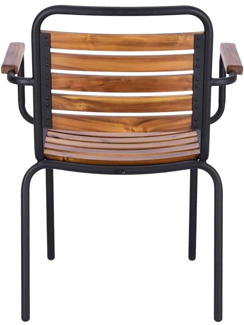 Abbildung Chaise à accoudoirs Bran Rückansicht