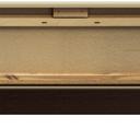 Abbildung Anbau-/Abschlusselement 150 cm H-Line Rückansicht