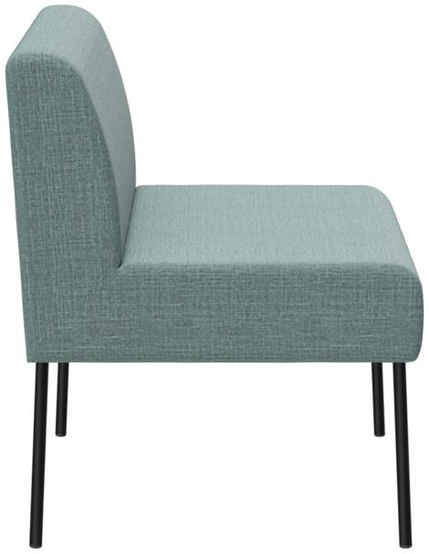 Abbildung Einzelelement 65 cm Solvia Seitenansicht