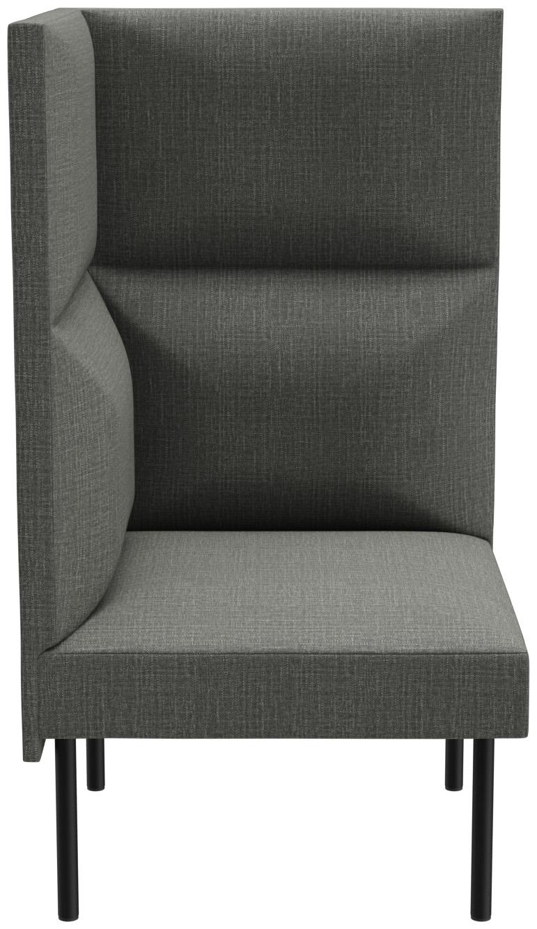 Abbildung Rechts eindstuk/afsluitelement Tuya B Seitenansicht