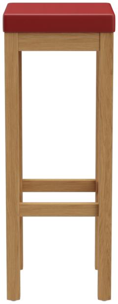 Abbildung bar stool Delu Vorderansicht
