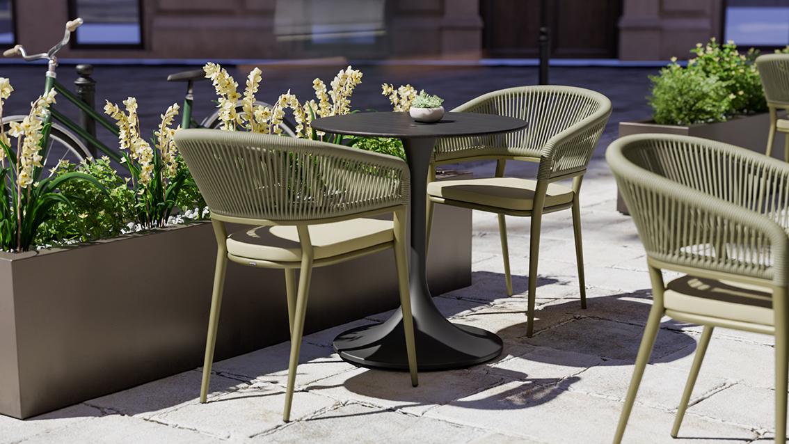 Abbildung Chaise à accoudoirs Mavilo Ambiente