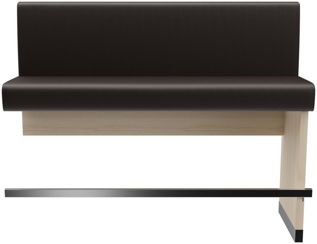 Abbildung Extension/end element 150 cm H-Line Vorderansicht