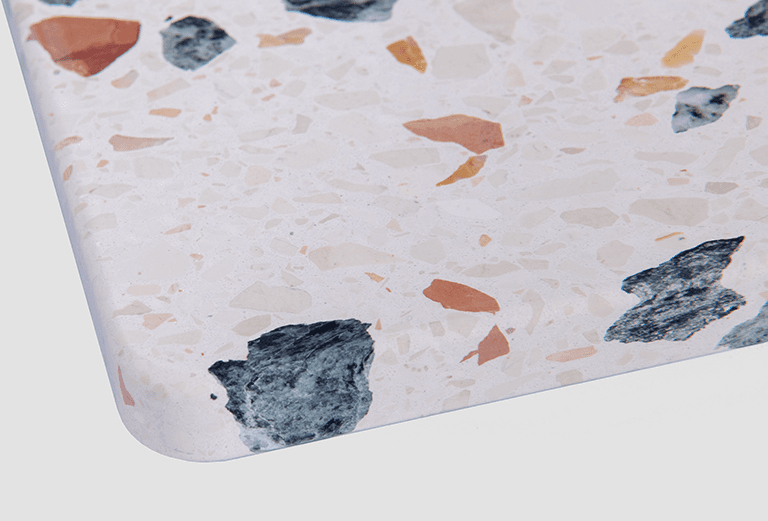 Abbildung Tischplatte Gano Terrazzo