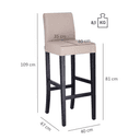 Abbildung Tabouret de bar Debby