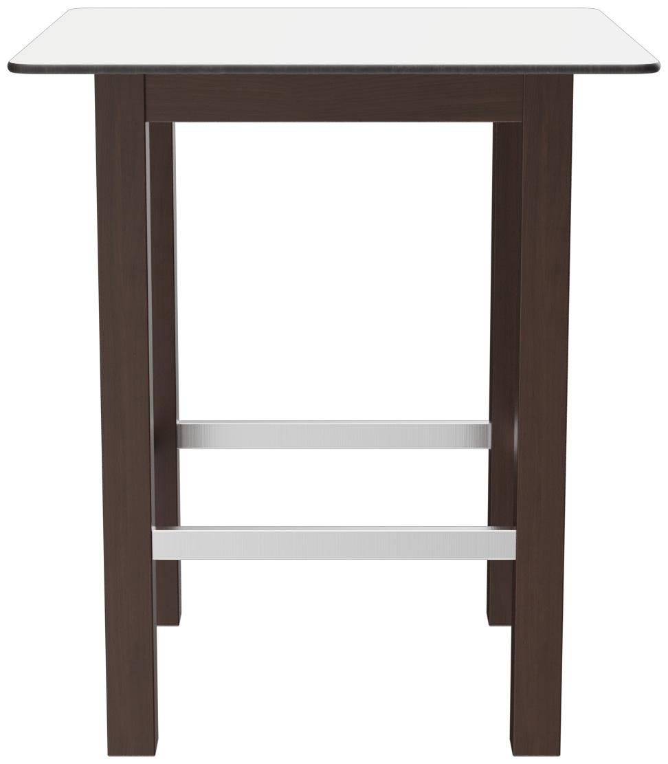 Abbildung halbhoher Tisch Dunia Seitenansicht