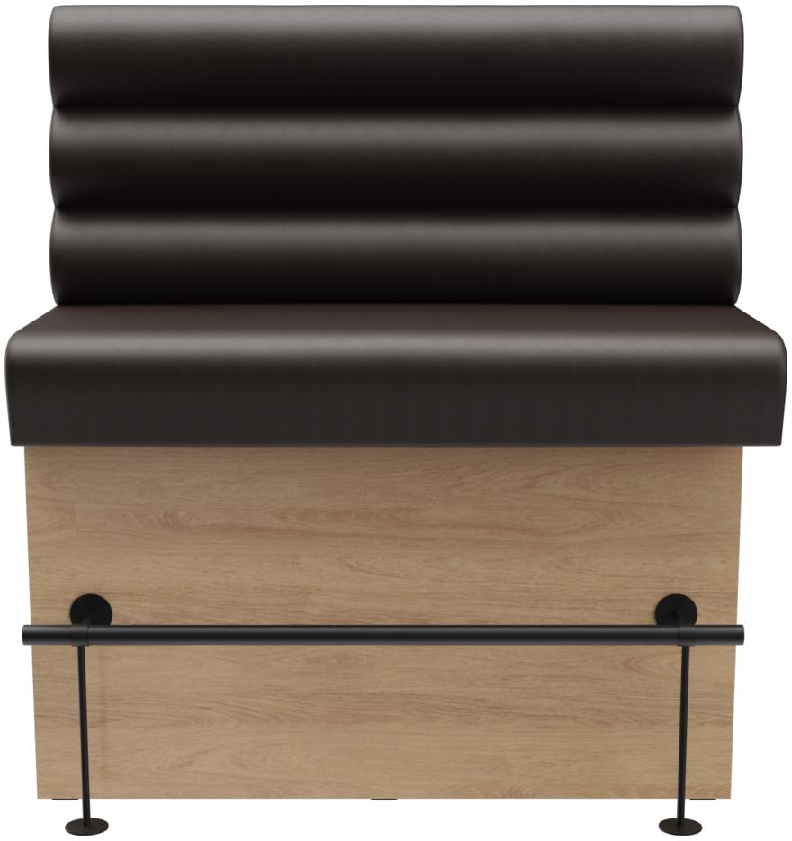Abbildung Right-hand end element 120cm Ripple Vorderansicht