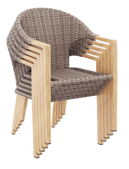 Abbildung Chaise à accoudoirs Maveno