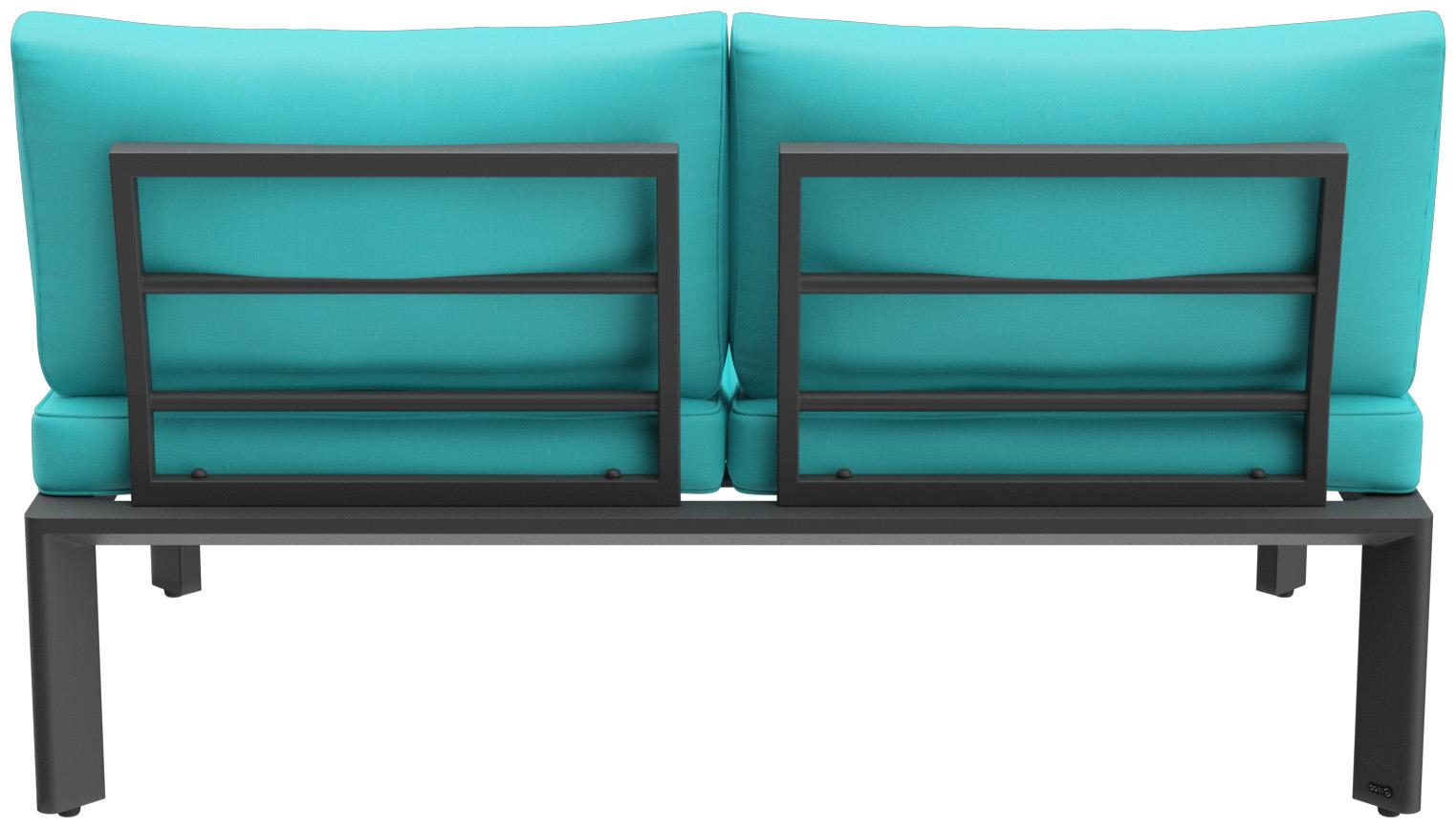 Abbildung 2-Sitzer-Element Lorcan Rückansicht