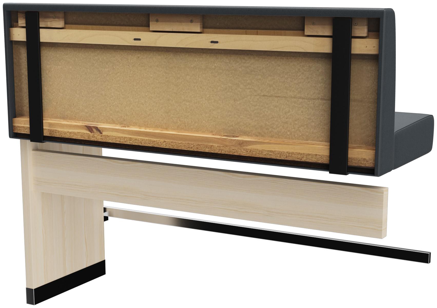 Abbildung Anbau-/Abschlusselement 150 cm H-Line Schrägansicht