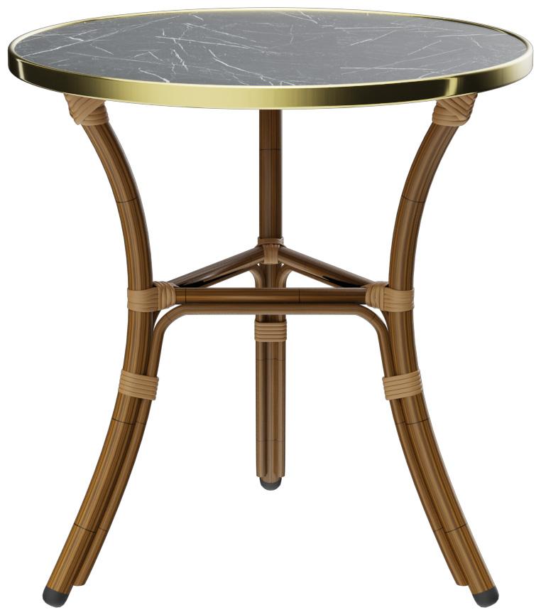 Abbildung Table à manger Marysol Seitenansicht