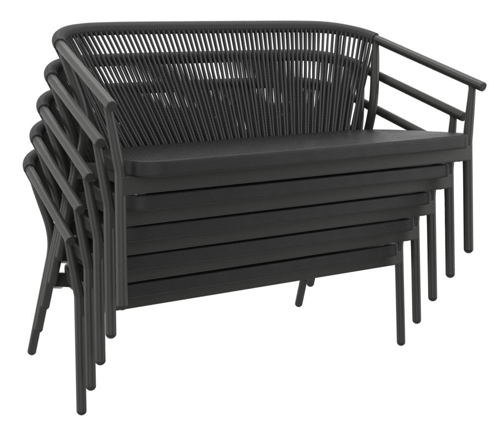 Abbildung 2-Sitzer Lounge Zaki