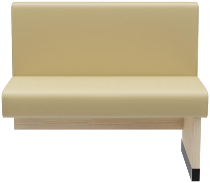 Abbildung Extension/End element 100 cm H-Line Vorderansicht