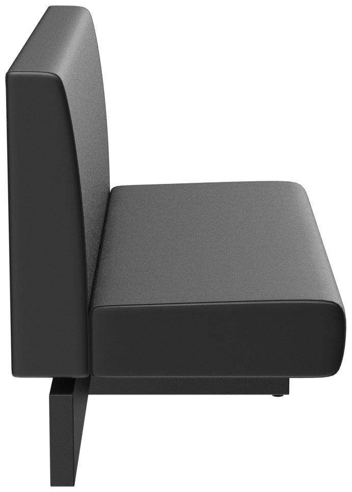 Abbildung Anbau-/Abschlusselement 100 cm H-Line Seitenansicht