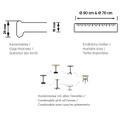 Abbildung Plateau de table Easy Gold Halla