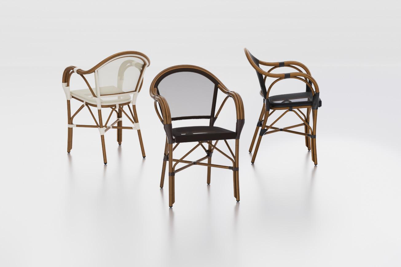 Abbildung Chaise à accoudoirs Malou