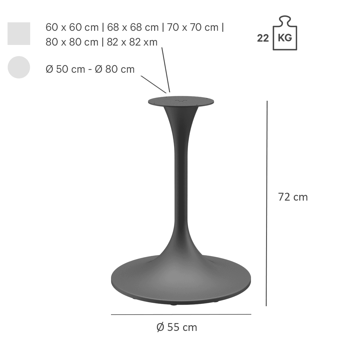 Abbildung table à manger Caius