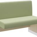 Abbildung Extension/End element 100 cm H-Line Schrägansicht