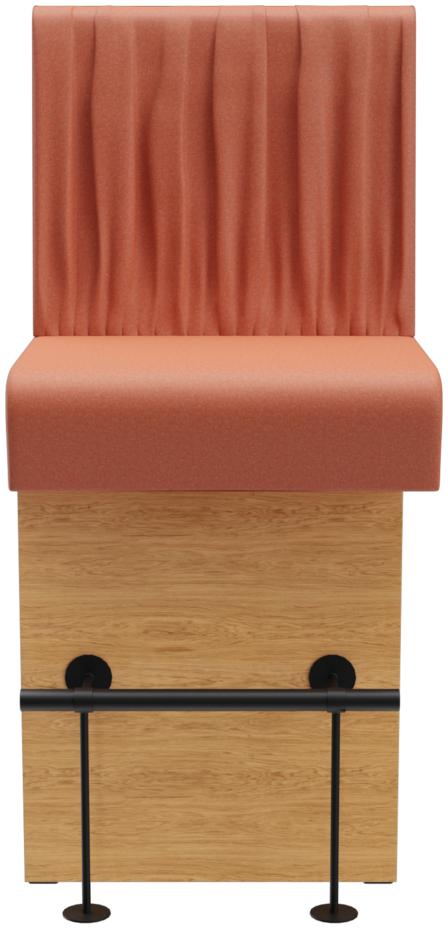 Abbildung Right end element 60 cm Drapelle Vorderansicht