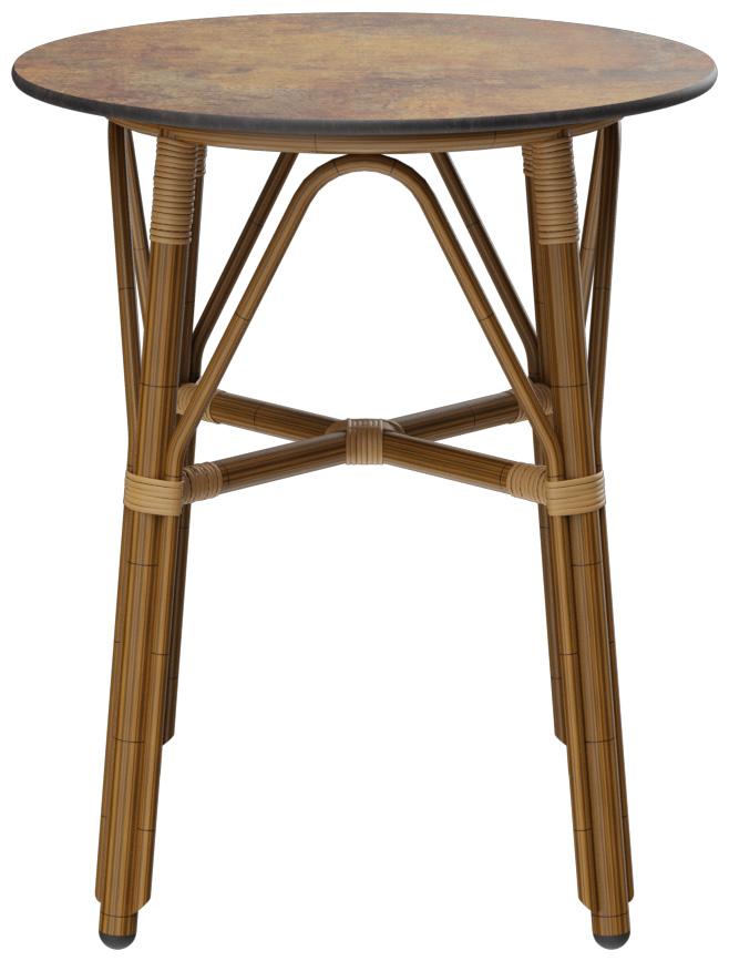 Abbildung Table à manger Marysol Seitenansicht