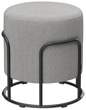 Abbildung tabouret Doria M Seitenansicht