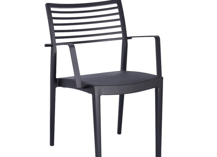 Abbildung Chaise à accoudoirs Awon Schrägansicht