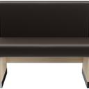 Abbildung Single/base element 100 cm H-Line Vorderansicht