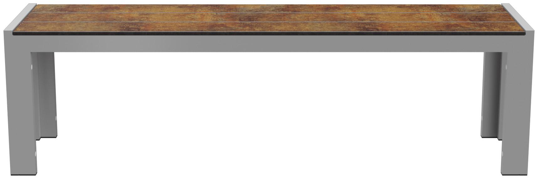 Abbildung 3-Sitzer-Bank Torger Vorderansicht