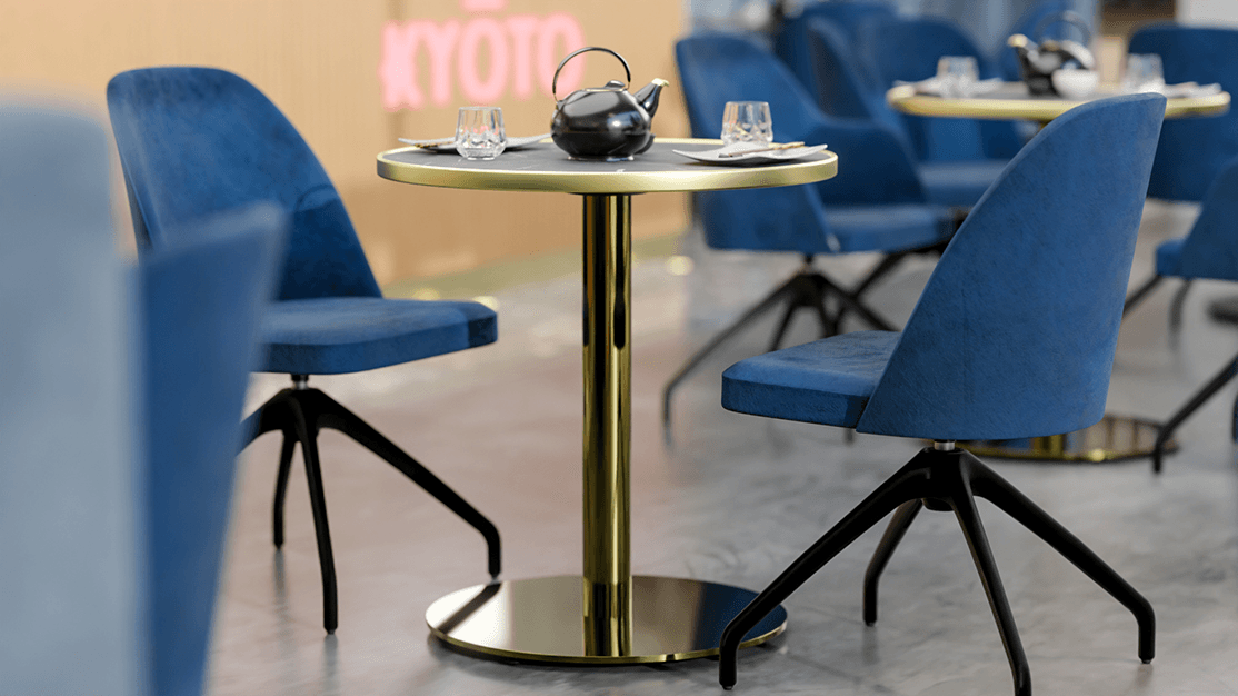 Abbildung Tabletop Easy Gold Ambiente