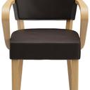 Abbildung Chaise à accoudoirs Damara Vorderansicht