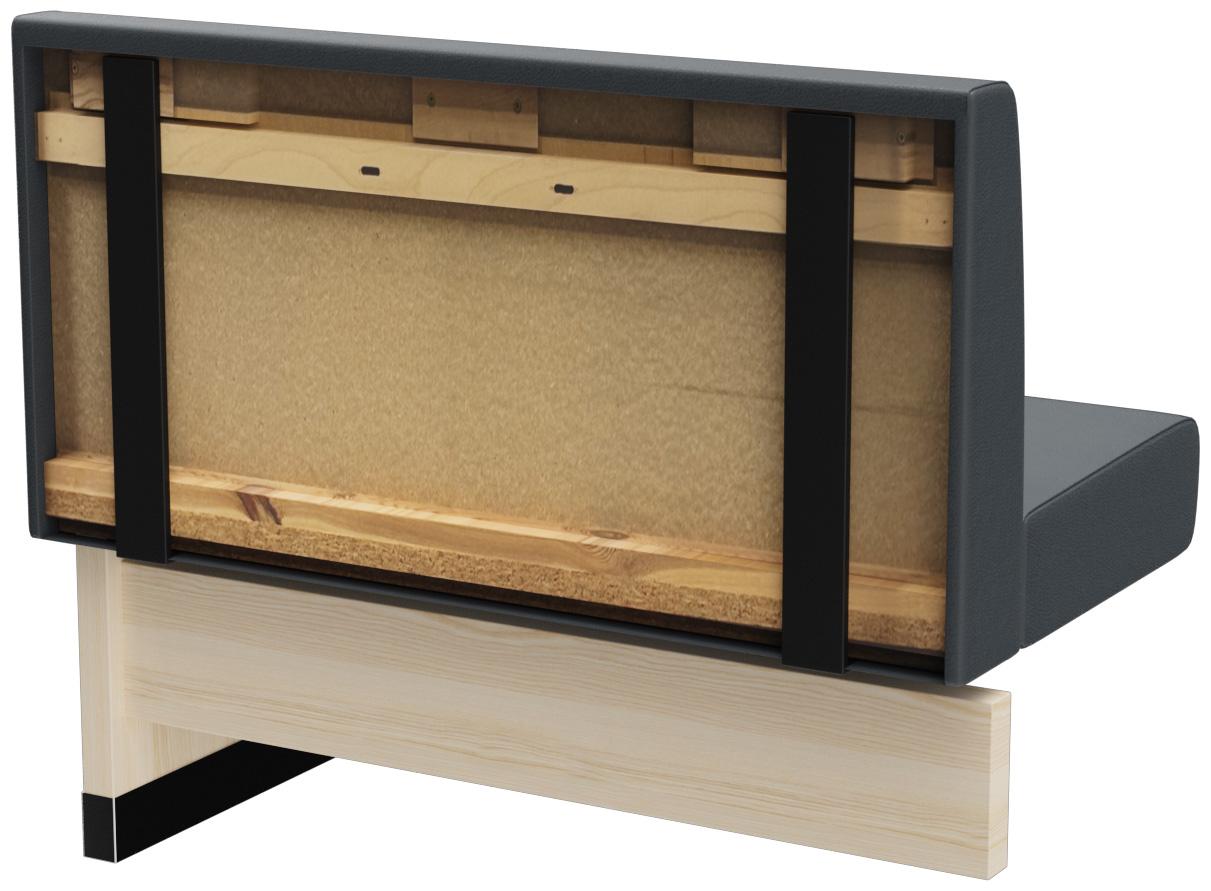 Abbildung Anbau-/Abschlusselement 100 cm H-Line Schrägansicht