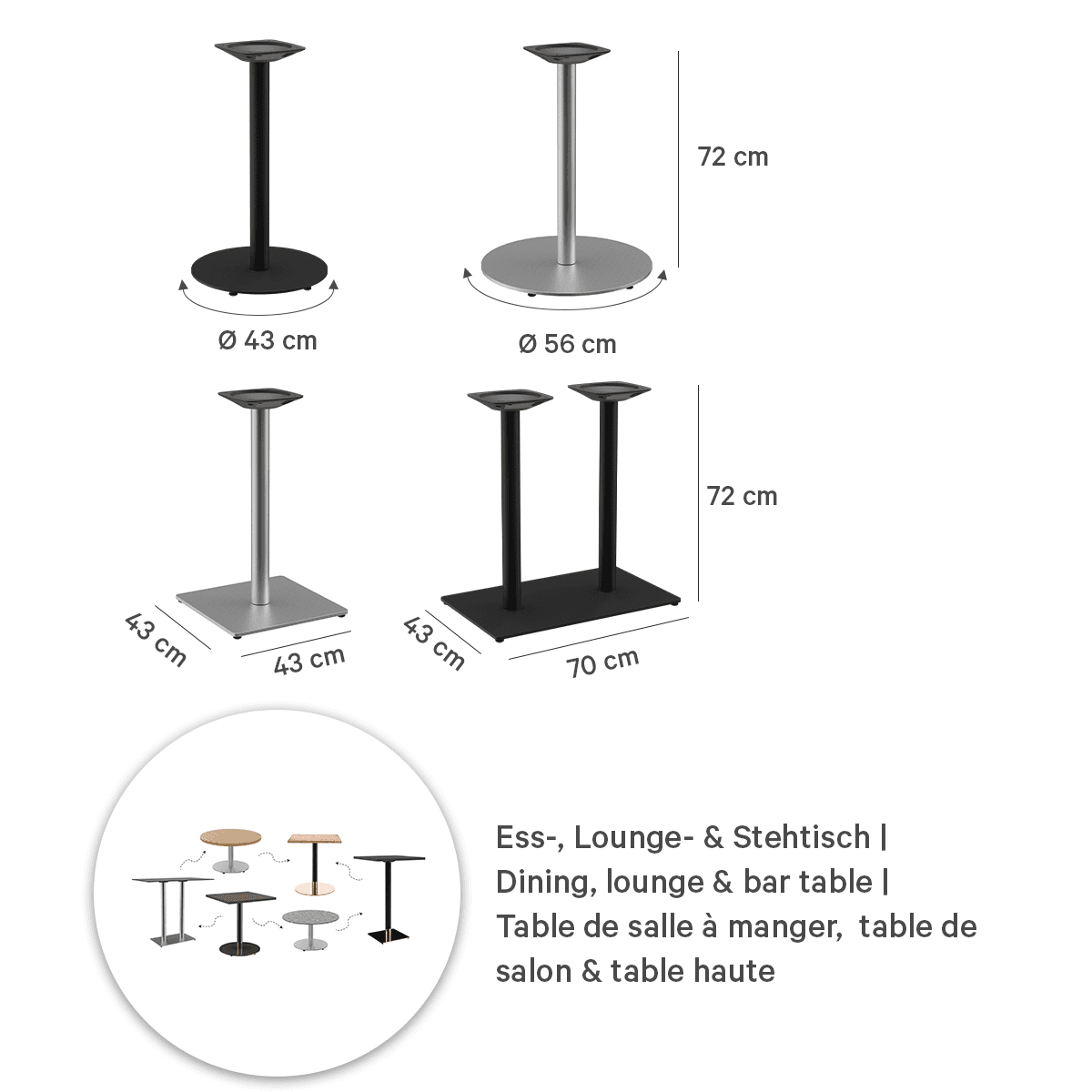 Abbildung Tabouret de bar Kerst S