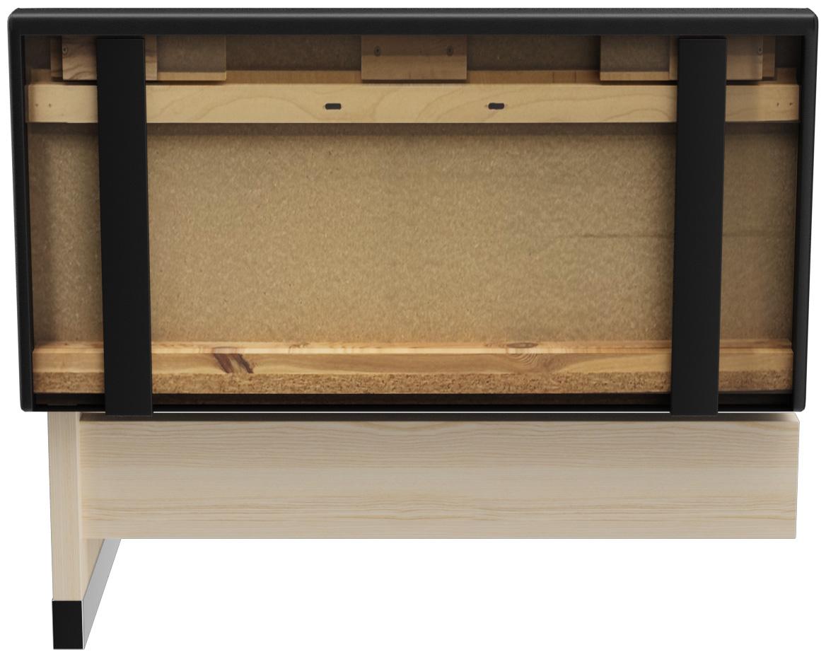 Abbildung Anbau-/Abschlusselement 100 cm H-Line Rückansicht