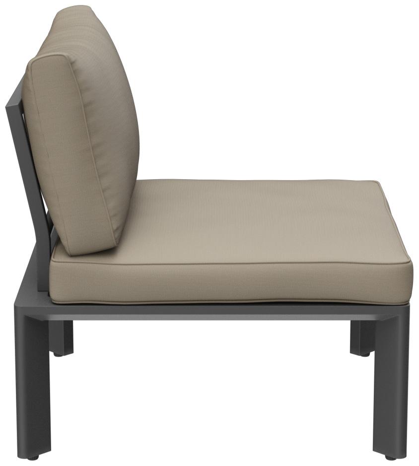 Abbildung 1-Sitzer-Element Lorcan Seitenansicht