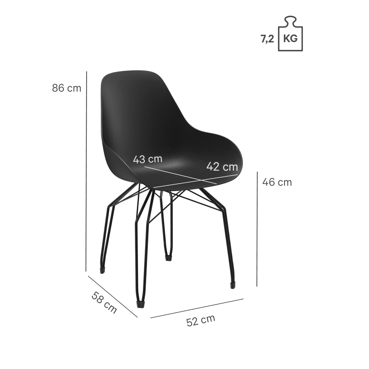 Abbildung chaise Dimple