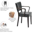 Abbildung Chaise à accoudoirs Damara