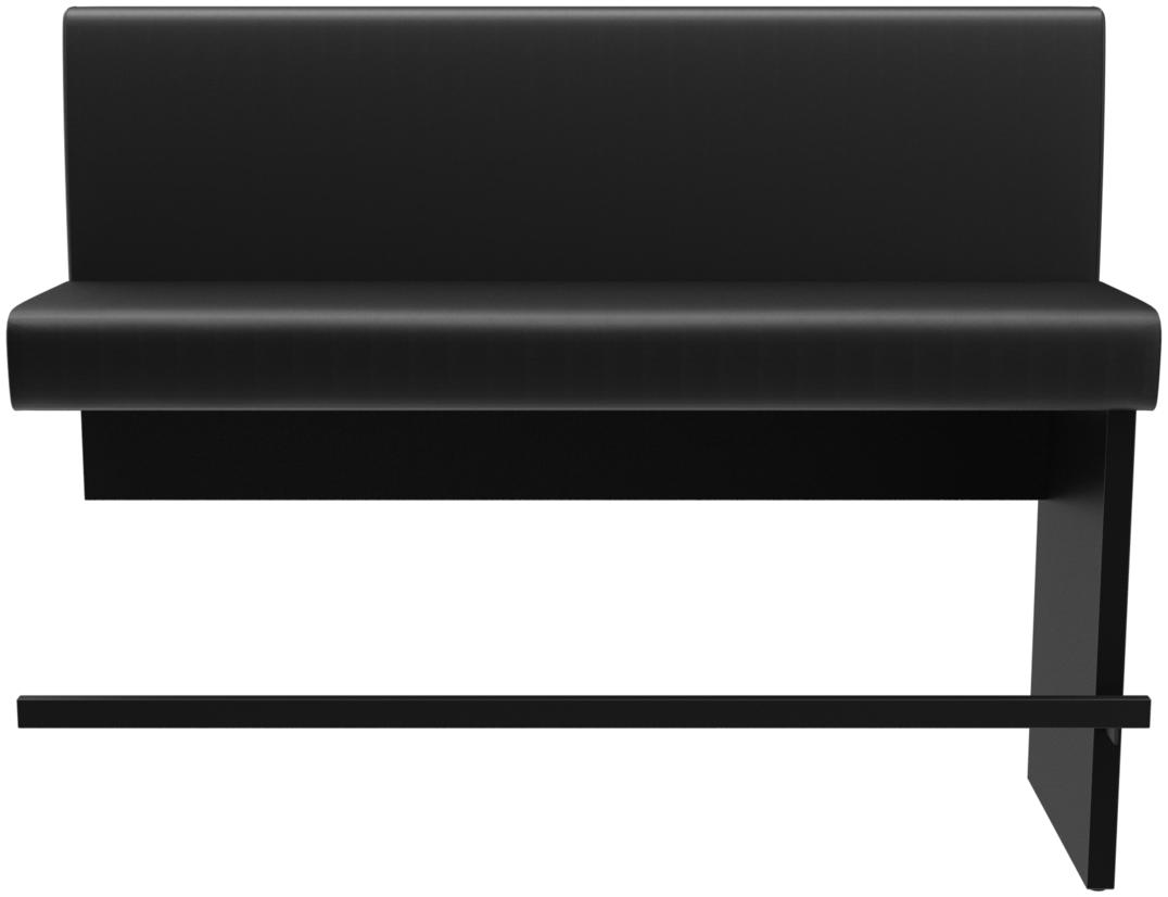 Abbildung Extension/end element 150 cm H-Line Vorderansicht