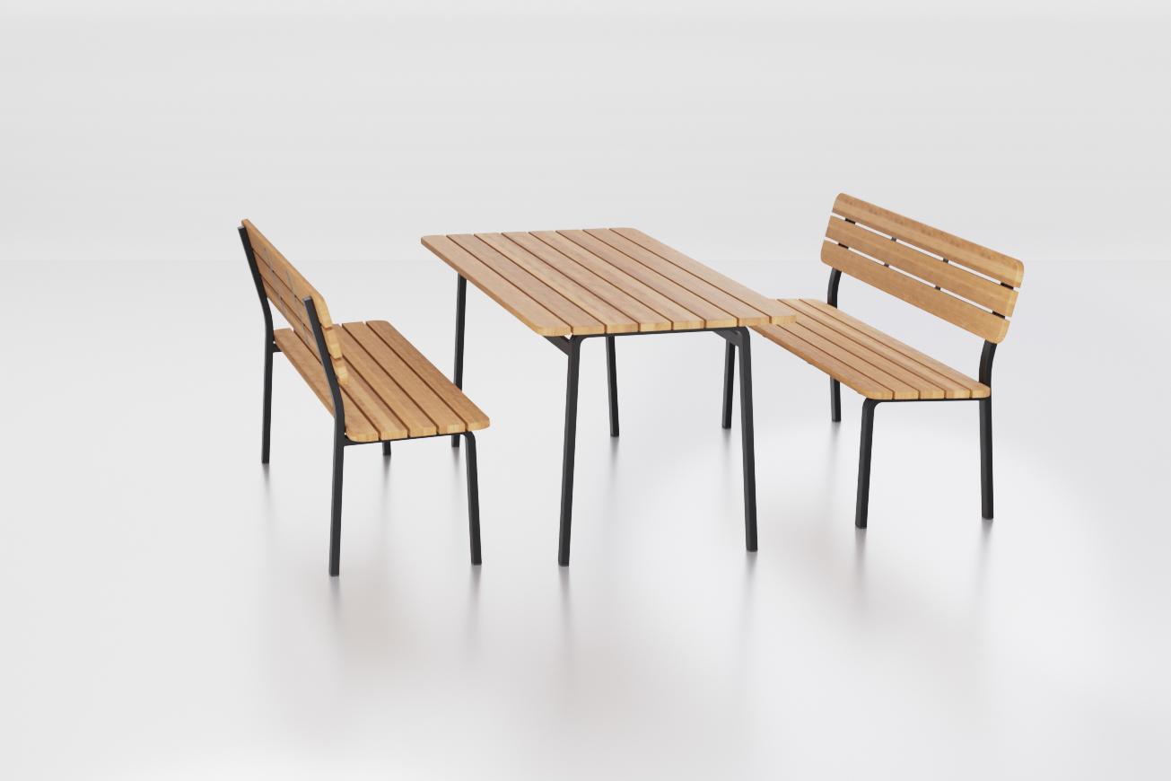 Abbildung Banc 3 places Tadaro