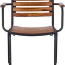Abbildung Chaise à accoudoirs Bran Vorderansicht