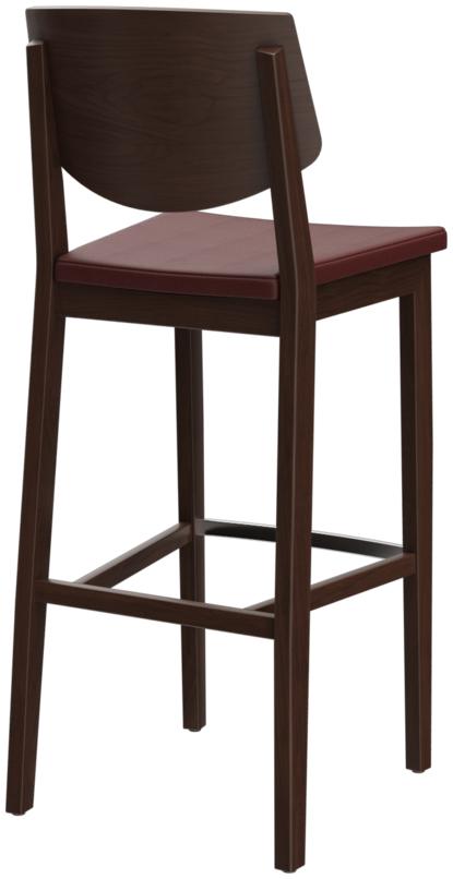 Abbildung sgabello da bar Quorum C Schrägansicht