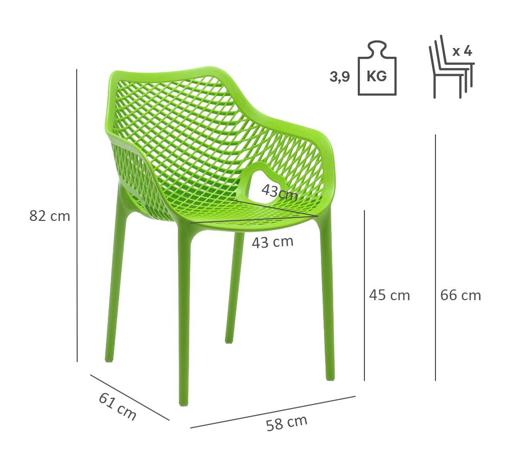 Abbildung Chaise à accoudoirs Emilia