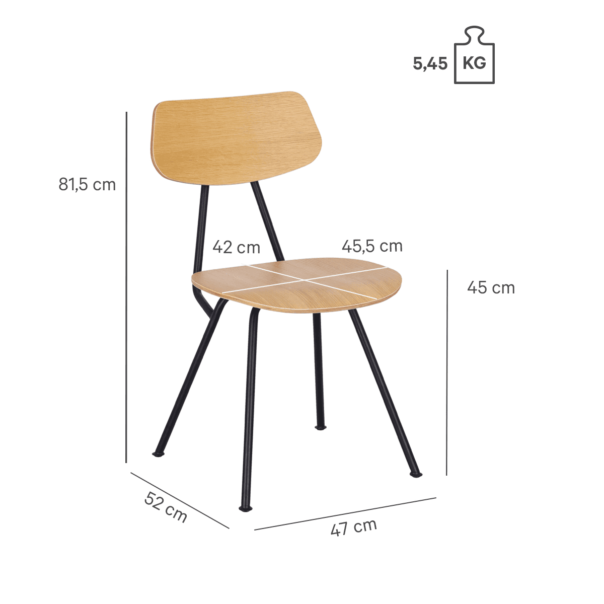 Abbildung chaise Ovra
